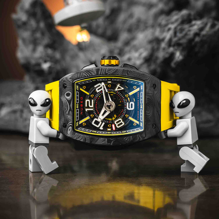 Nubeo Parker Automatic Carbon Yellow Limited Edition