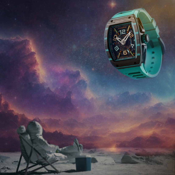 Nubeo Parker Automatic Carbon Teal Limited Edition