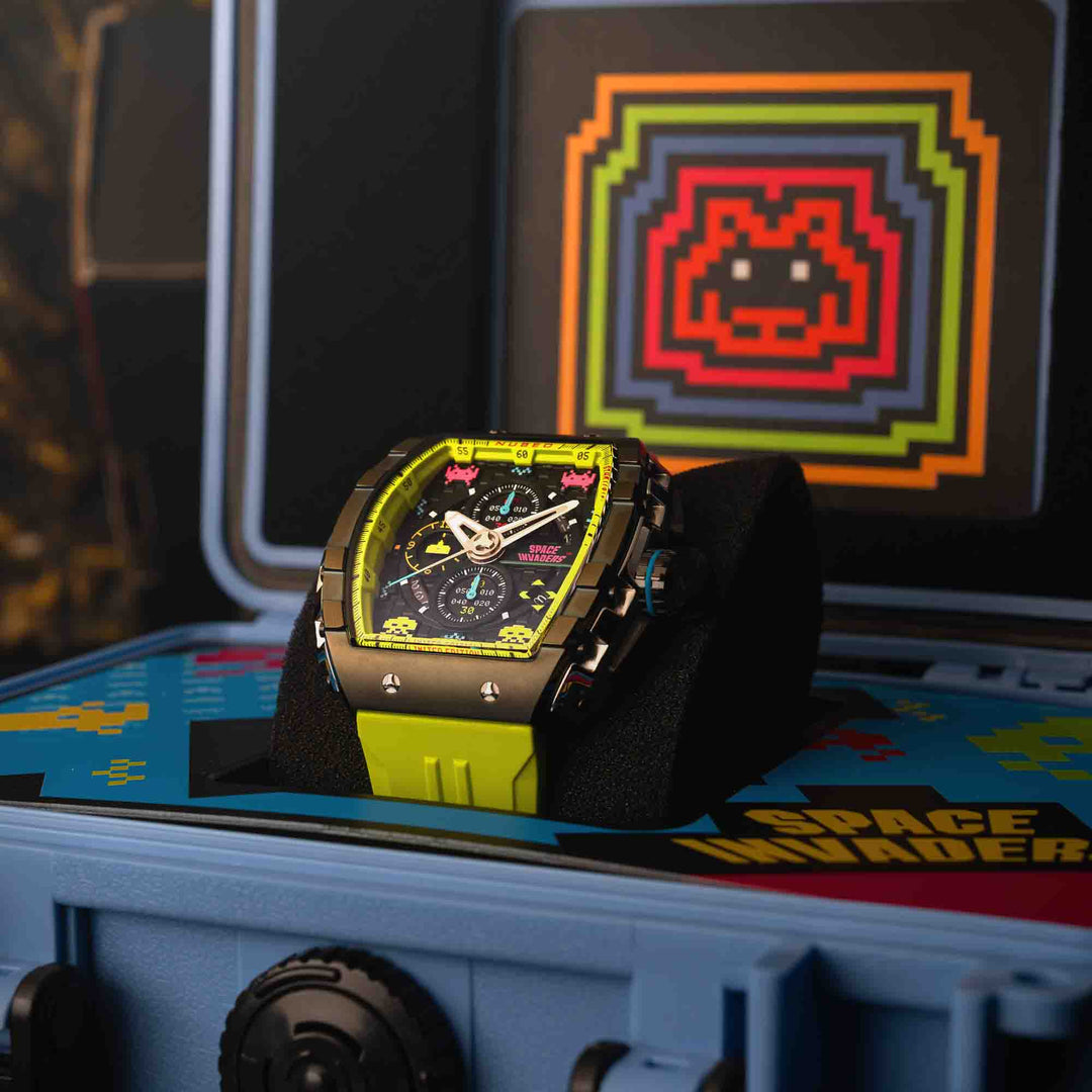 Nubeo Magellan Chronograph Space Invaders Limited Edition Galactic