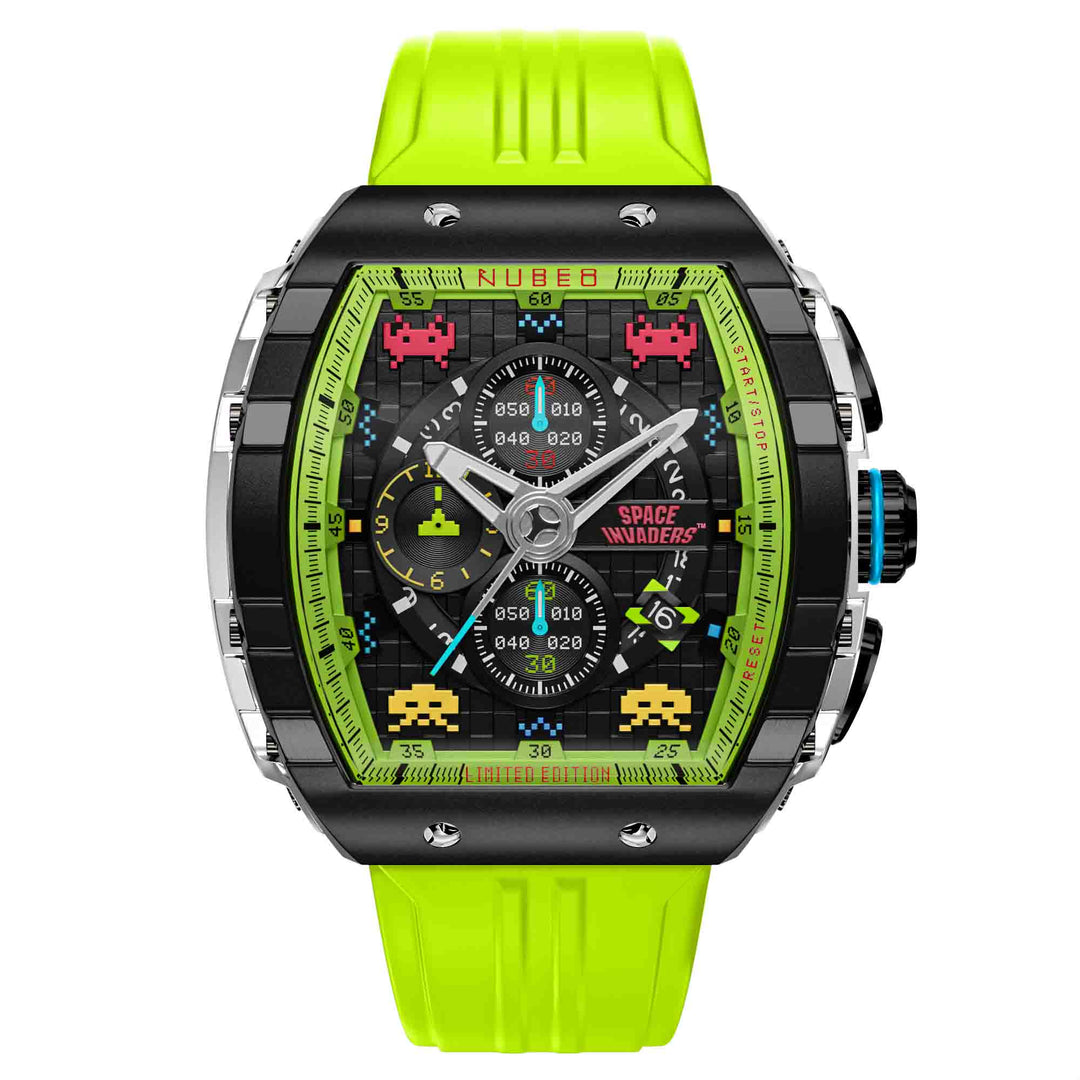 Nubeo Magellan Chronograph Space Invaders Limited Edition Galactic