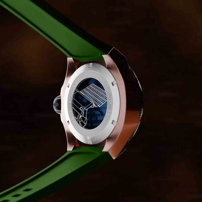 Nubeo Messenger Tourbillon Deep Brown Limited Edition angled shot picture