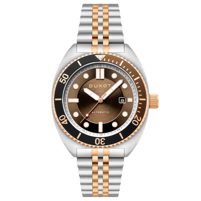 Duxot Tortuga Automatic Brown angled shot picture