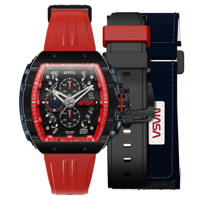 Nubeo Magellan Chronograph NASA Dwarf Star Limited Edition angled shot picture