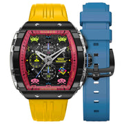 Nubeo Magellan Chronograph Space Invaders Defender Yellow Limited Edition