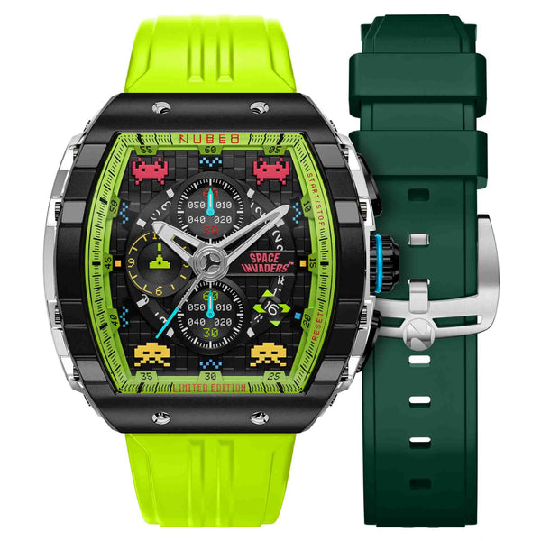 Nubeo Magellan Chronograph Space Invaders Limited Edition Galactic