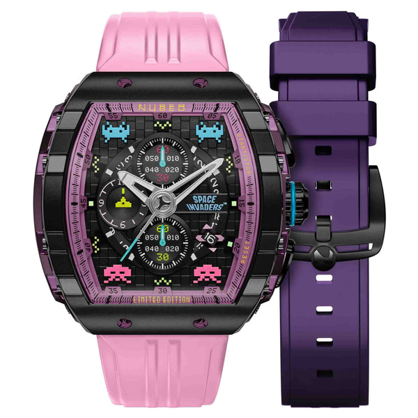 Nubeo Magellan Chronograph Space Invaders Limited Edition Nebula