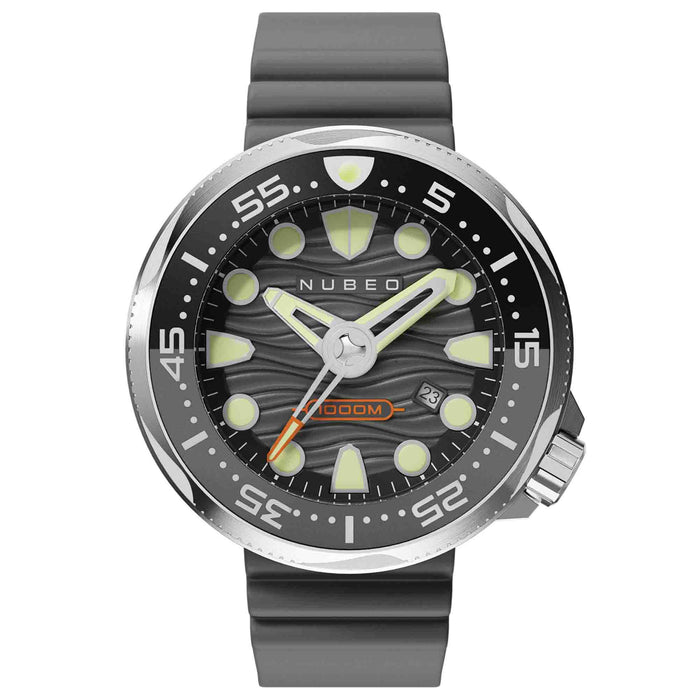 Nubeo Ventana Automatic Balsalt Gray Limited Edition angled shot picture