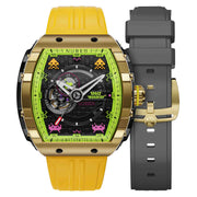 Nubeo Magellan Automatic Space Invaders Solar Gold Limited Edition
