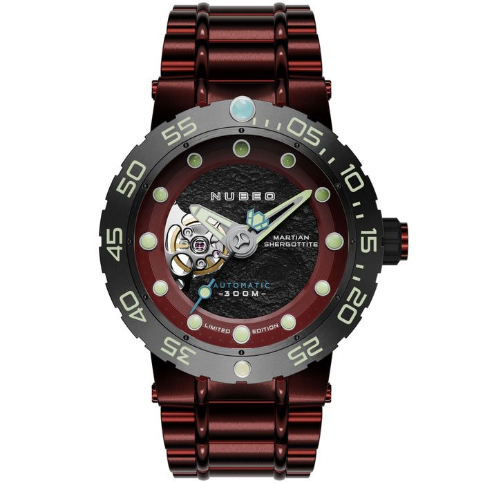 Nubeo Opportunity Automatic Earth Red Limited Edition angled shot picture