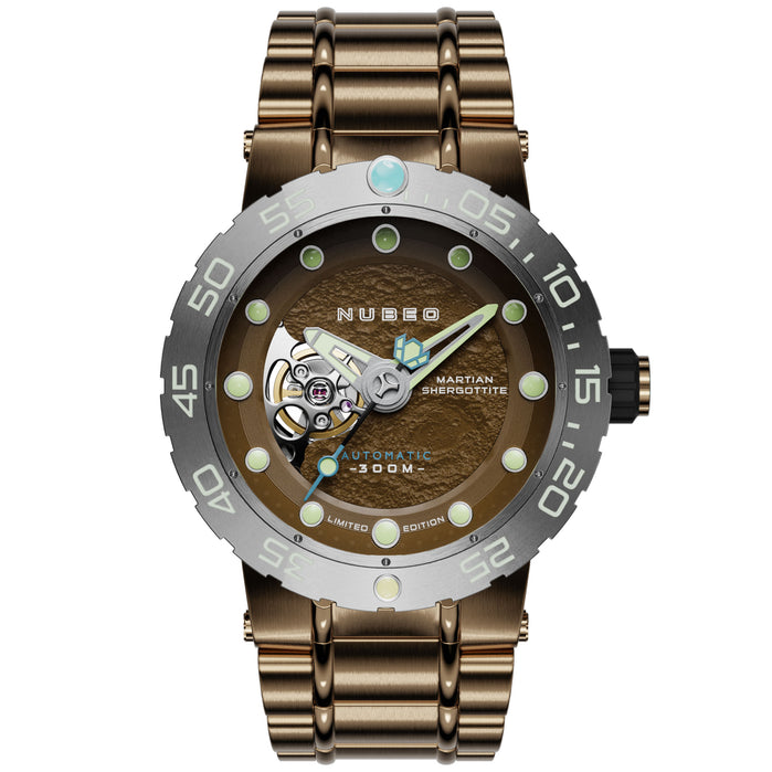 Nubeo Opportunity Automatic Copper Brown Limited Edition angled shot picture