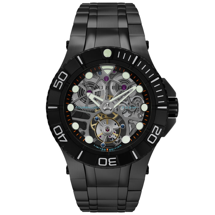 Nubeo Manta Tourbillon Black Rose Limited Edition angled shot picture