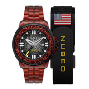 Nubeo Apollo Automatic Deep Red Limited Edition