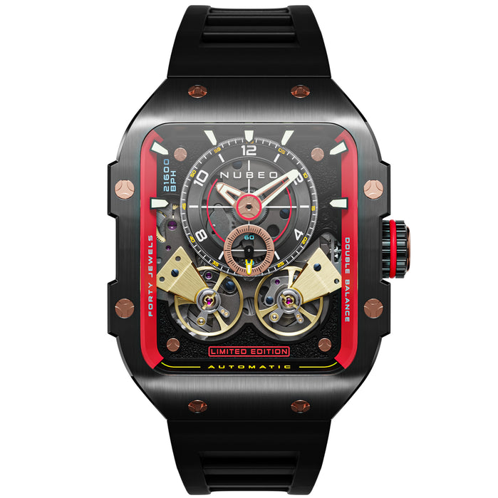 Nubeo Maven Automatic Deep Black Limited Edition angled shot picture