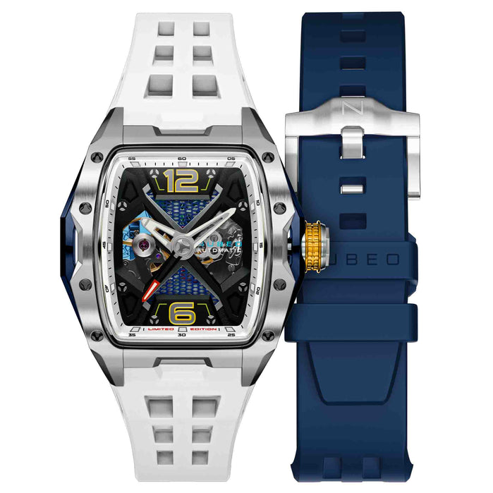 Nubeo DaVinci Automatic Black Ice Limited Edition angled shot picture