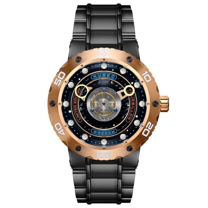 Nubeo Supermassive Automatic Tourbillon Rose Limited Edition angled shot picture