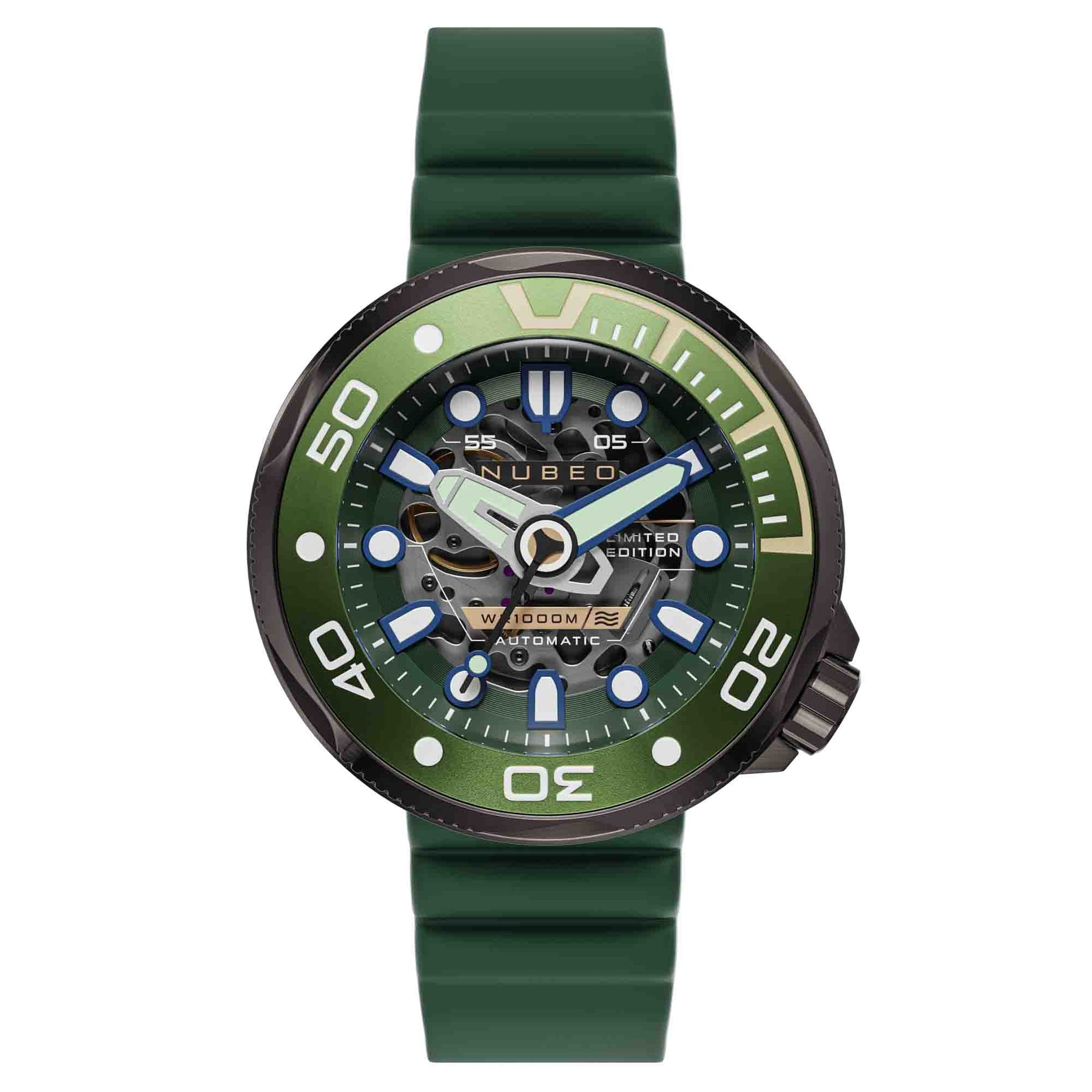 Nubeo Ventana Skeleton Automatic Limited Edition Cedar Green