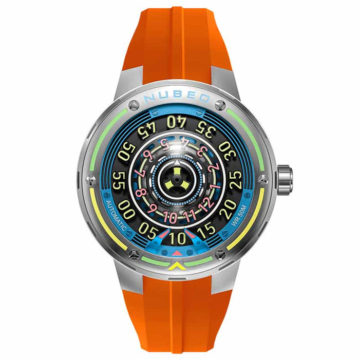 Nubeo Orbiter Automatic Solar Blaze Limited Edition angled shot picture