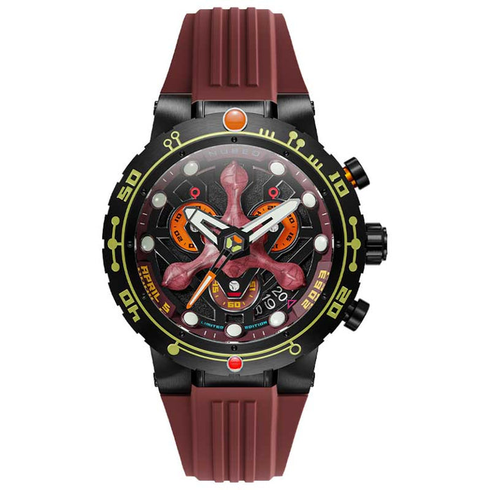 Nubeo Opportunity Chrono Star Trek First Contact Day Desert Brown Limited Edition angled shot picture