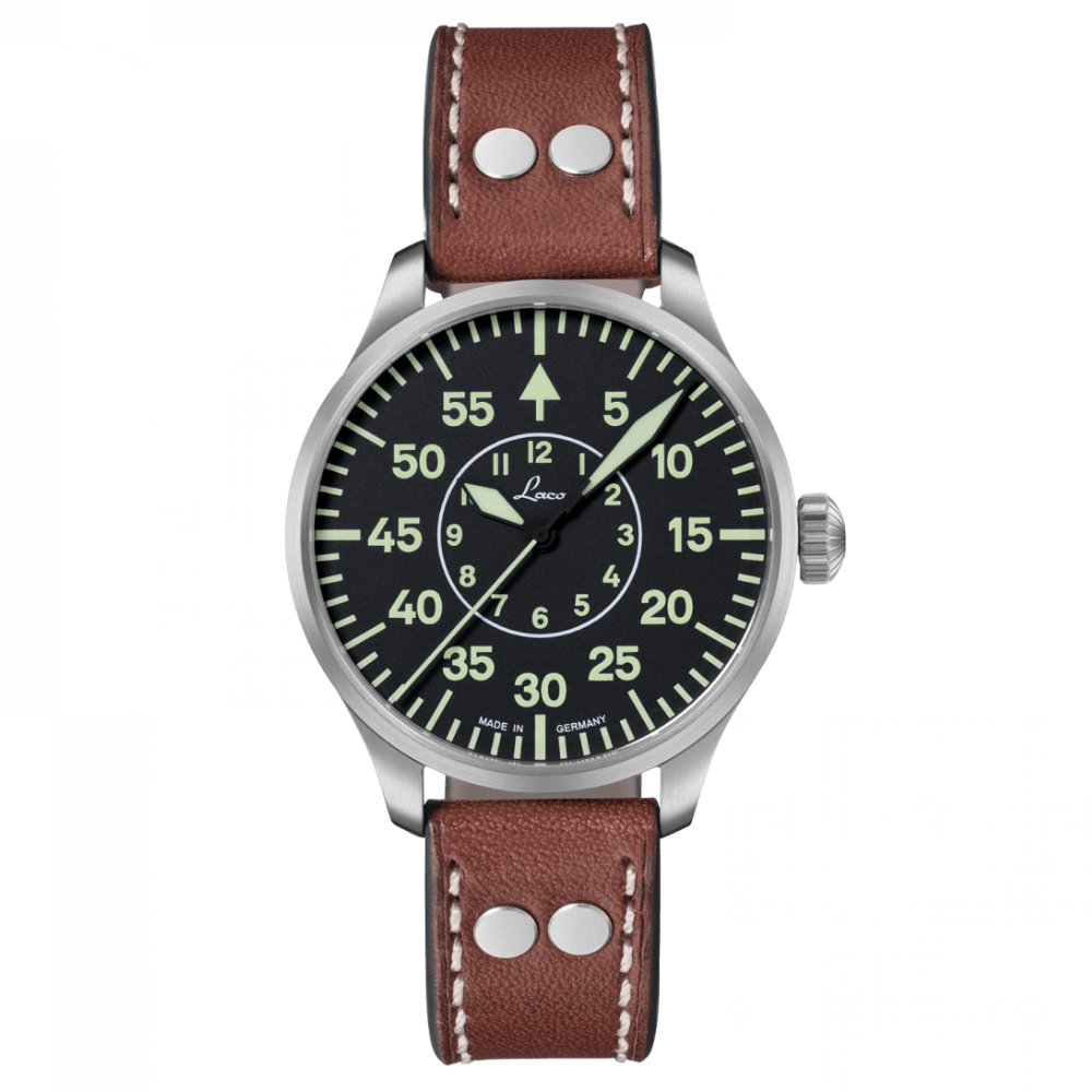 Laco Aachen 39mm Automatic Black – Watches.com Laco Aachen 39mm Automatic Black – Watches.com