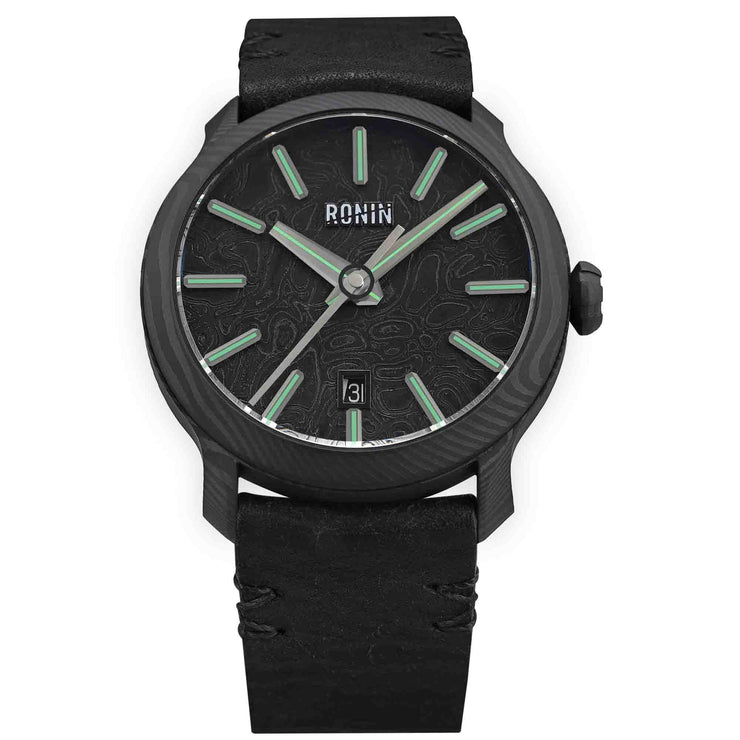 OVD Ronin Automatic Damascus Tokugawa Black