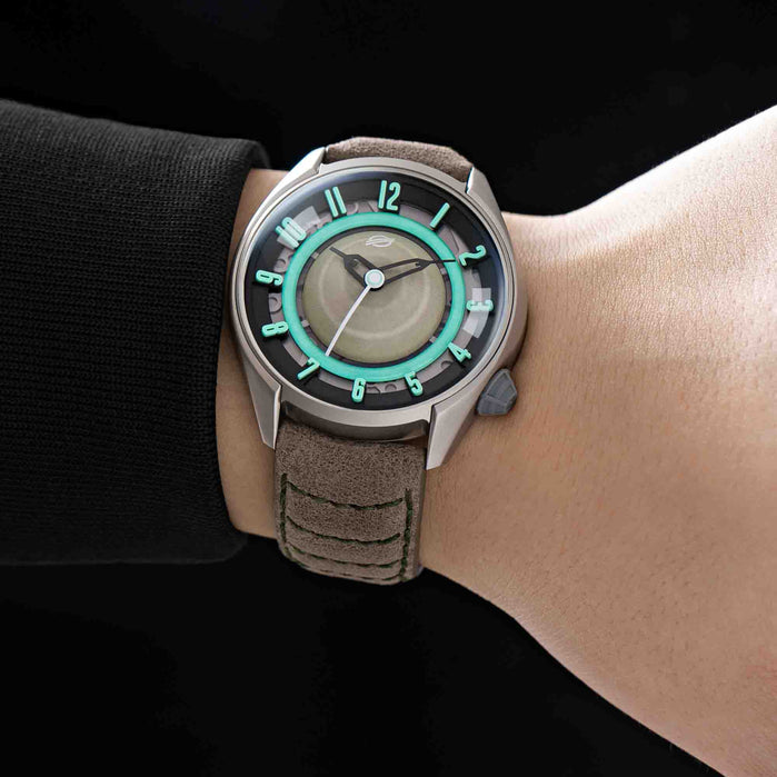 OVD Saturnian Automatic Black angled shot picture