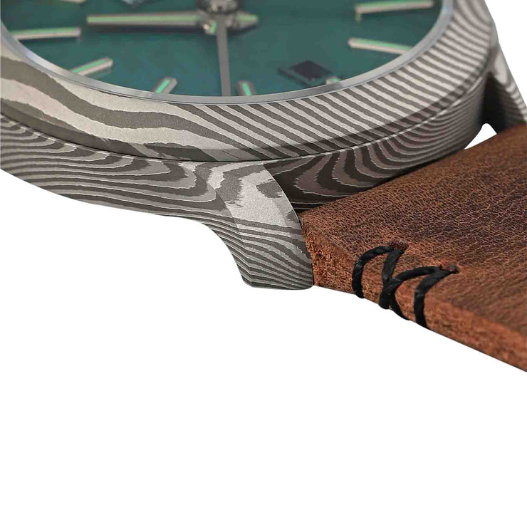OVD Ronin Automatic Damascus Oda Green