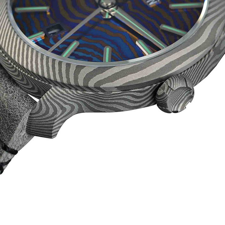 OVD Ronin Automatic Damascus Toyotomi Blue