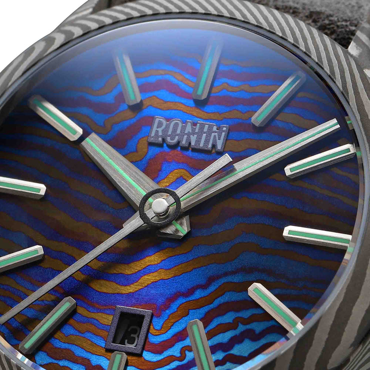 OVD Ronin Automatic Damascus Toyotomi Blue