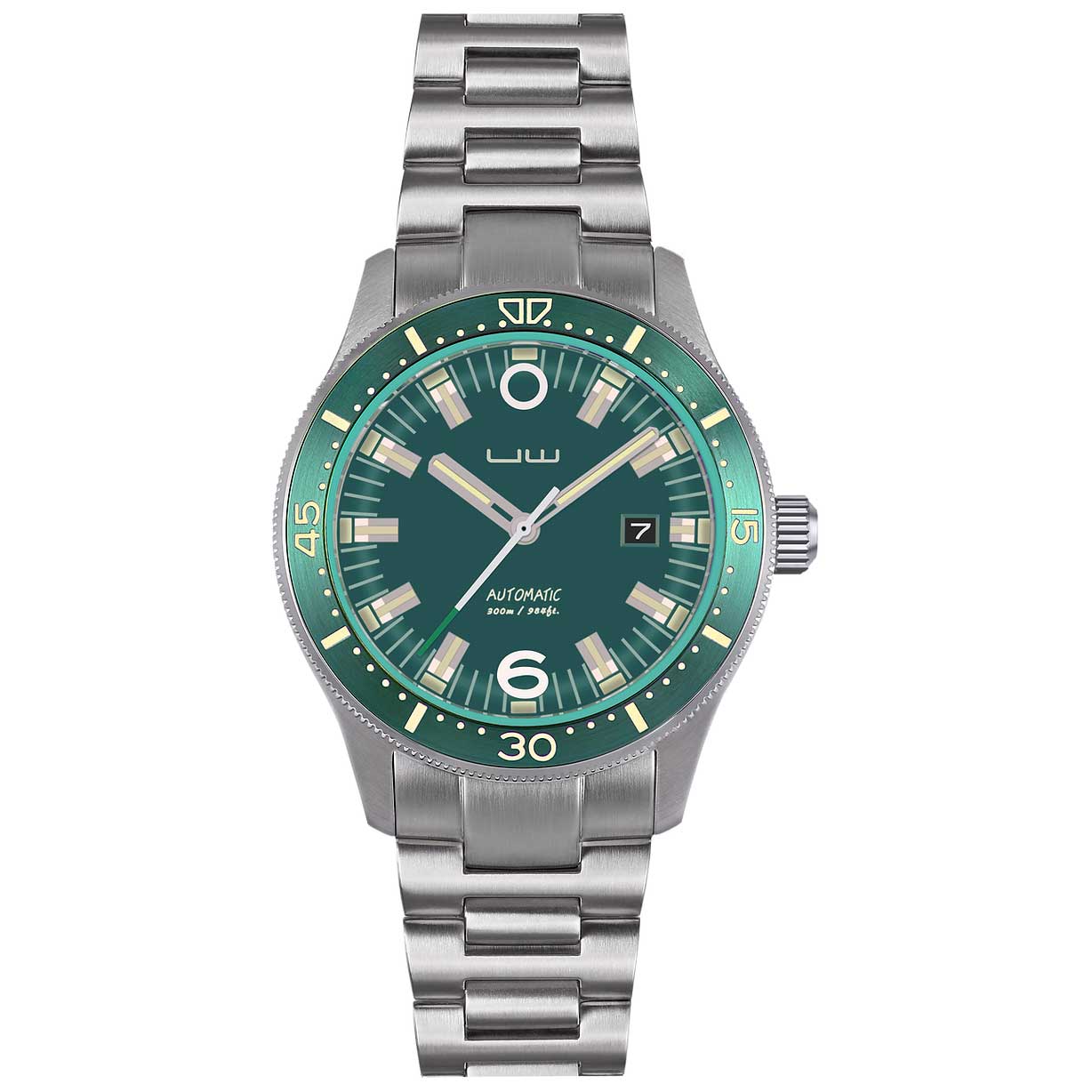 OVD UW Whale Diver Automatic SS Green | Watches.com