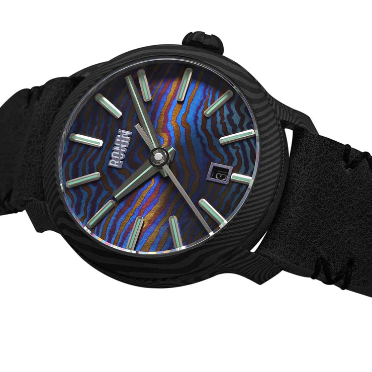 OVD Ronin Automatic Damascus Toyotomix Blue