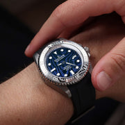 Oceaneva Deep Marine Explorer II Damascus Navy Limited Edition