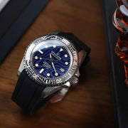 Oceaneva Deep Marine Explorer II Damascus Navy Limited Edition