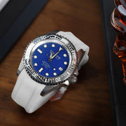 Oceaneva Deep Marine Explorer II Damascus Blue White Limited Edition