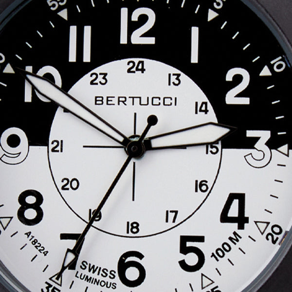Bertucci #13393 A-3P Optic White Black angled shot picture