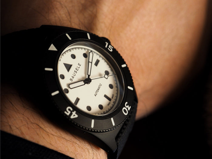 Bausele Infinite Automatic Sunset Evening Opal angled shot picture