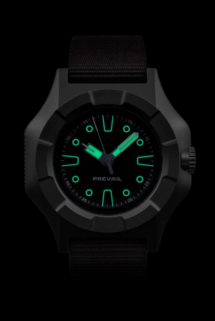 Prevail Onward Future Field Watch Tactical Standard Black