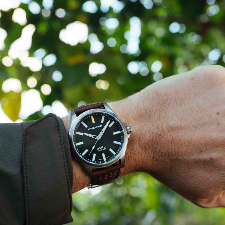 ProTek Titanium Field 3101 USMC Series Black Brown