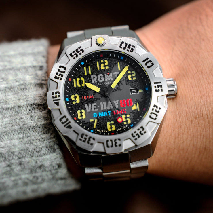 RGMT Field Master Automatic VE-Day 80th Limited Edition Commemoration Black