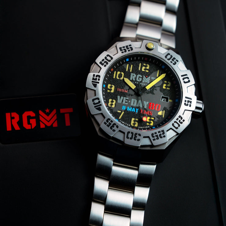 RGMT Field Master Automatic VE-Day 80th Limited Edition Commemoration Black