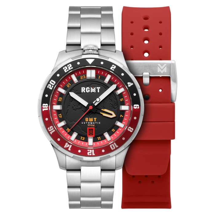 RGMT Globemaster GMT Automatic Stealth OPS angled shot picture