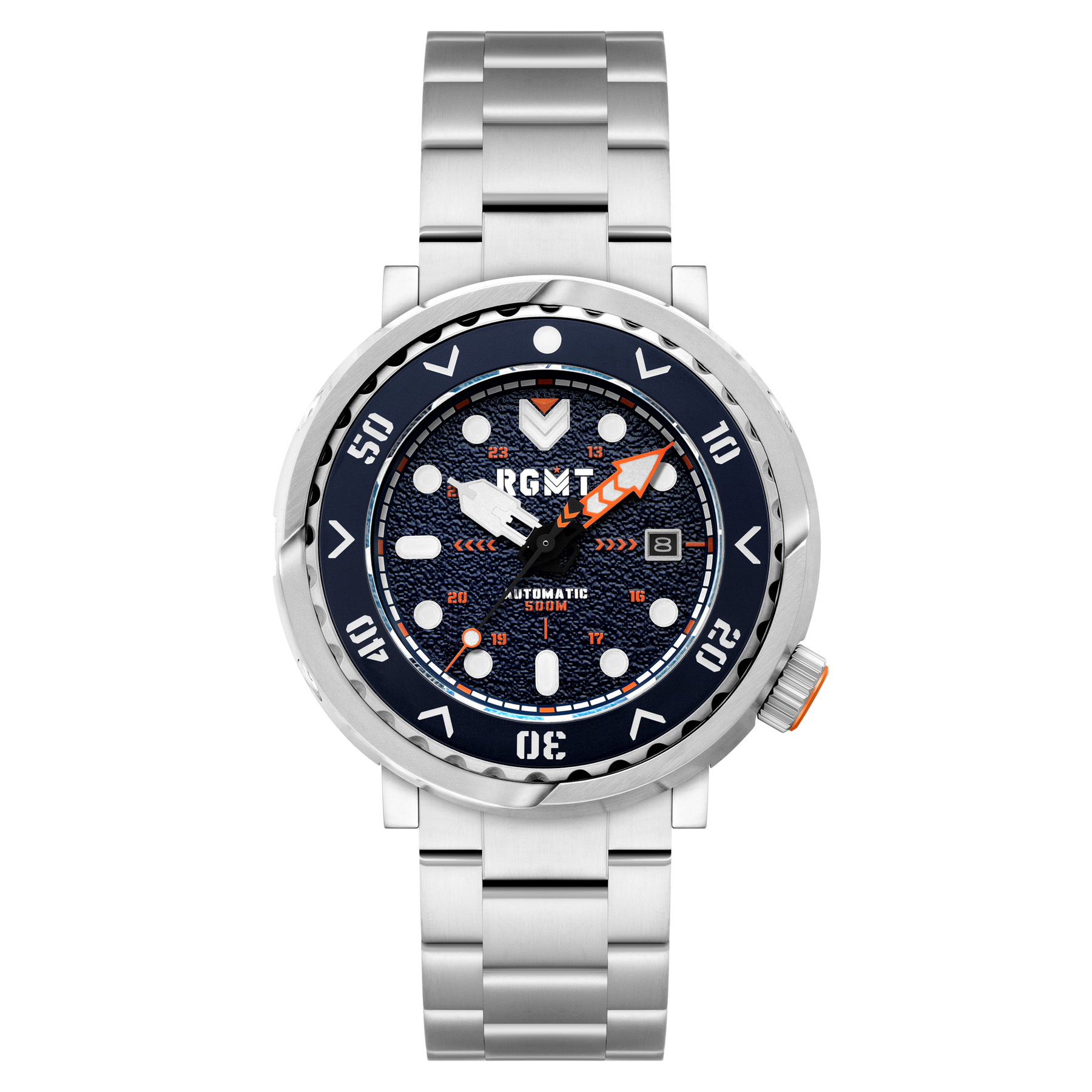 NWT Rgmt All Brite Automatic Silver Dial Men\'s Watch ARCTIC BLUE main image 3