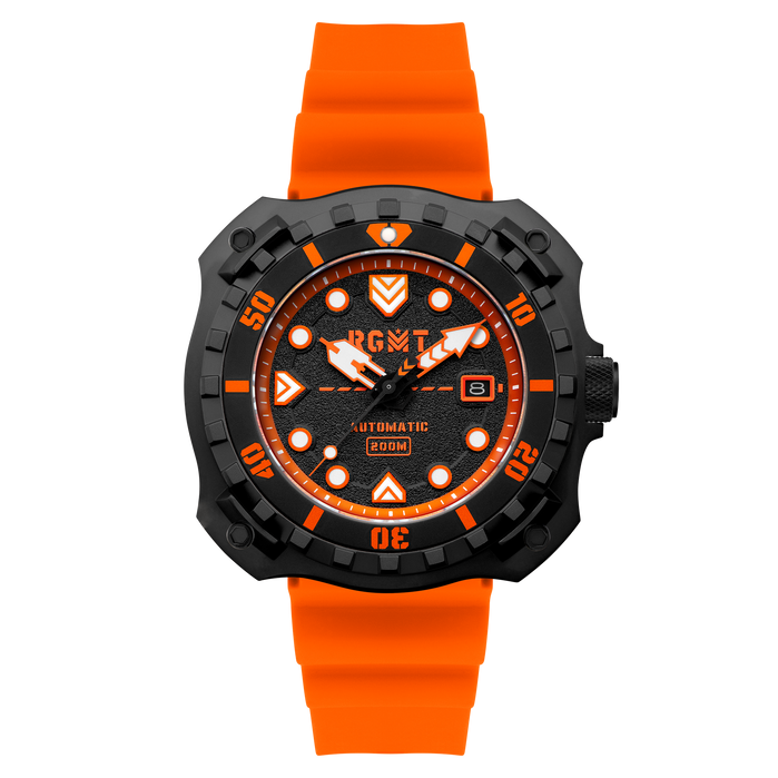 RGMT Minesweep Automatic Tangerine angled shot picture