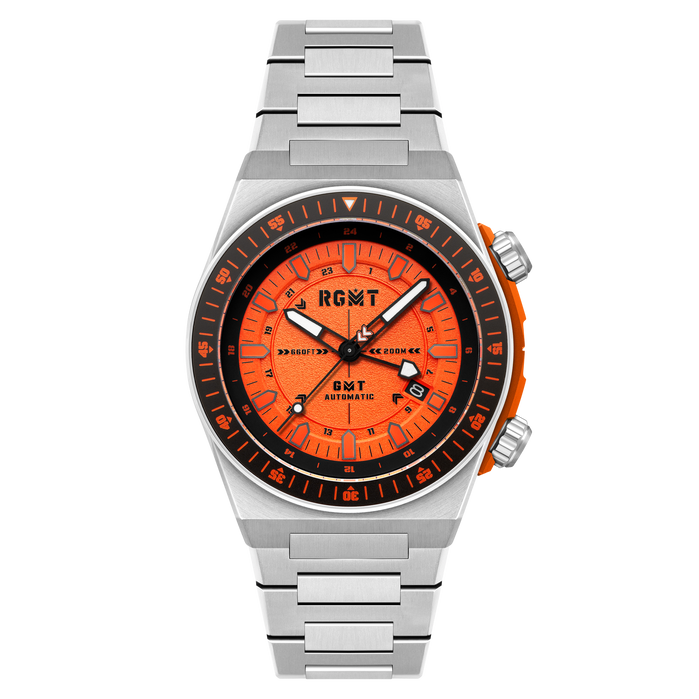 RGMT Marksman GMT Automatic Sunset angled shot picture