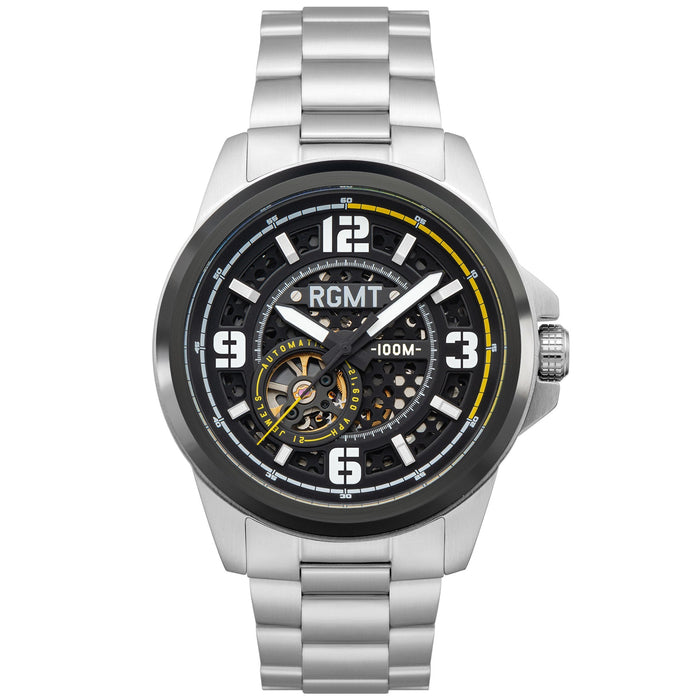 RGMT Artillery Automatic Black Yellow angled shot picture