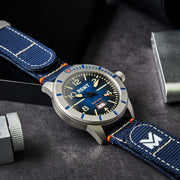RGMT Military 3 Hands Date Dive Blue