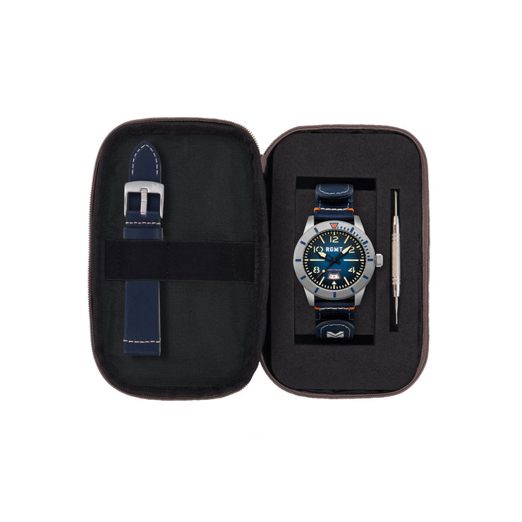 RGMT Military 3 Hands Date Dive Blue
