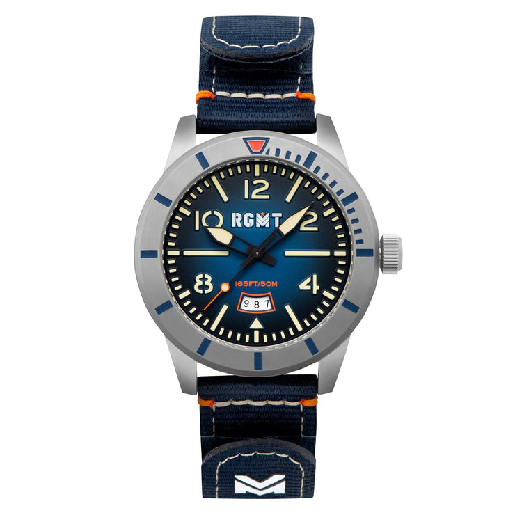RGMT Military 3 Hands Date Dive Blue
