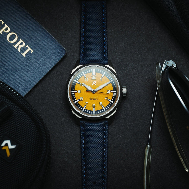 RZE Resolute Automatic Titanium Type A Medallion Yellow – Watches.com