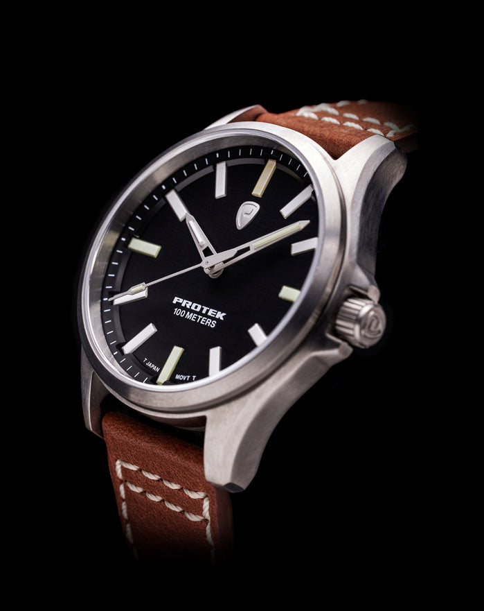 ProTek Titanium Field PT3001 Tritium Black Tan angled shot picture