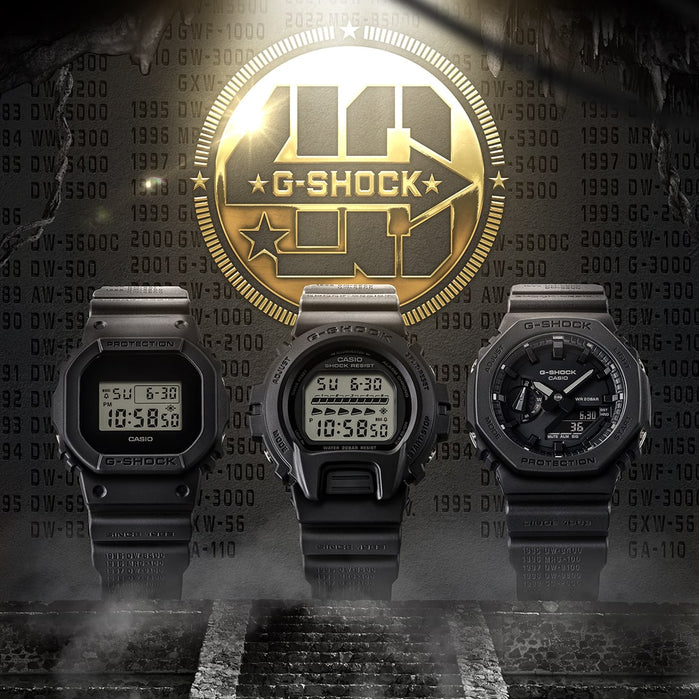 G-Shock DWE5657 40th Anniversary Remaster Black Limited Edition angled shot picture